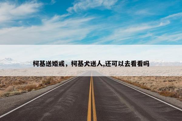 柯基送婚戒，柯基犬送人,还可以去看看吗