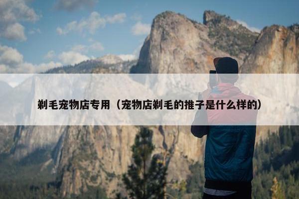 剃毛宠物店专用（宠物店剃毛的推子是什么样的）