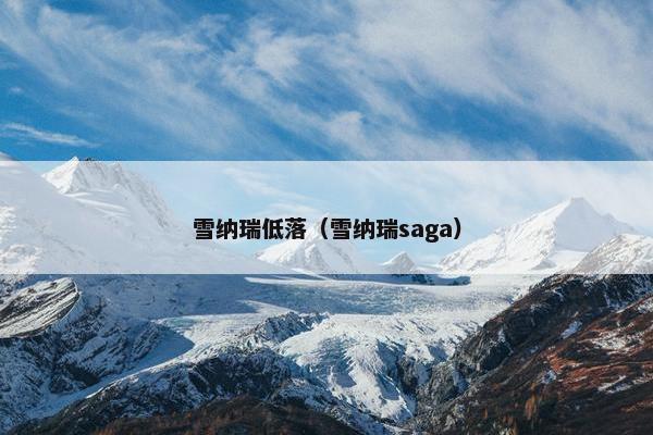 雪纳瑞低落（雪纳瑞saga）