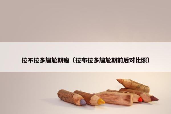 拉不拉多尴尬期瘦（拉布拉多尴尬期前后对比照）