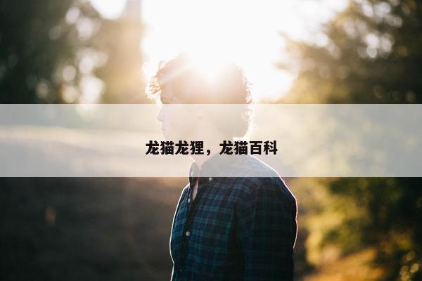 龙猫龙狸，龙猫百科