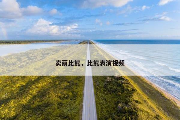卖萌比熊，比熊表演视频
