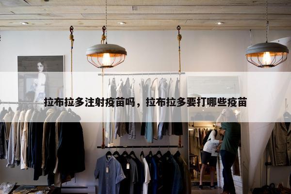 拉布拉多注射疫苗吗，拉布拉多要打哪些疫苗