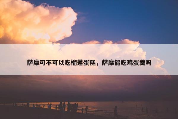 萨摩可不可以吃榴莲蛋糕，萨摩能吃鸡蛋羹吗
