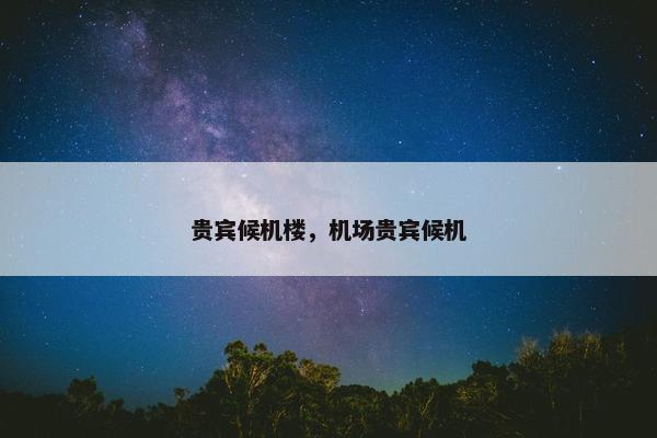 贵宾候机楼，机场贵宾候机