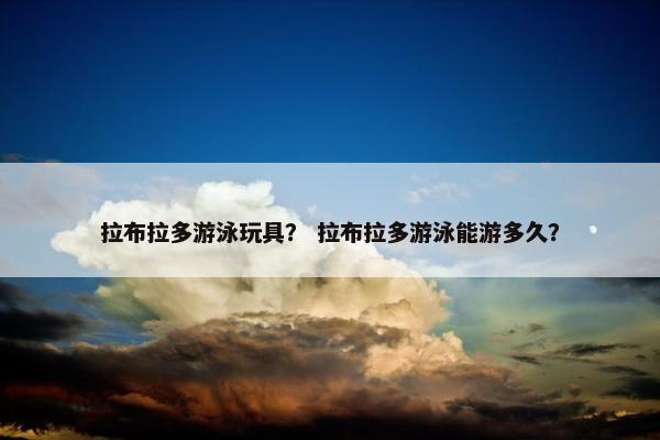 拉布拉多游泳玩具？ 拉布拉多游泳能游多久？
