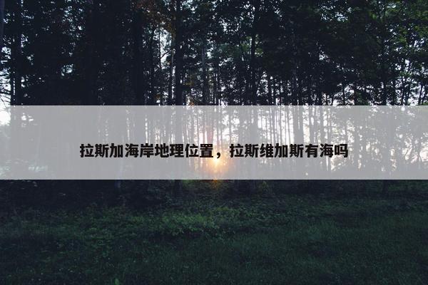 拉斯加海岸地理位置，拉斯维加斯有海吗