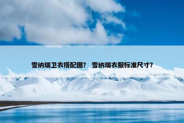 雪纳瑞卫衣搭配图？ 雪纳瑞衣服标准尺寸？