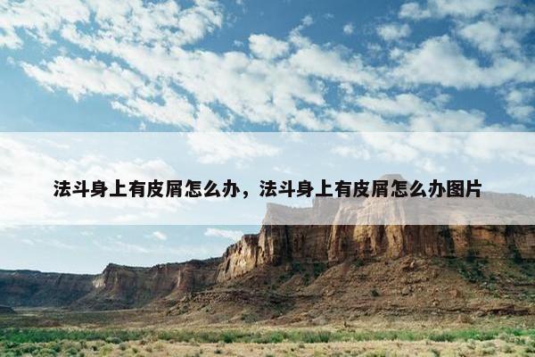 法斗身上有皮屑怎么办，法斗身上有皮屑怎么办图片