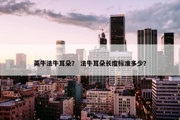 英牛法牛耳朵？ 法牛耳朵长度标准多少？