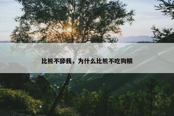 比熊不舔我，为什么比熊不吃狗粮