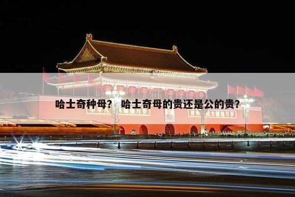 哈士奇种母？ 哈士奇母的贵还是公的贵？