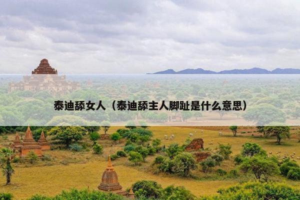 泰迪舔女人（泰迪舔主人脚趾是什么意思）