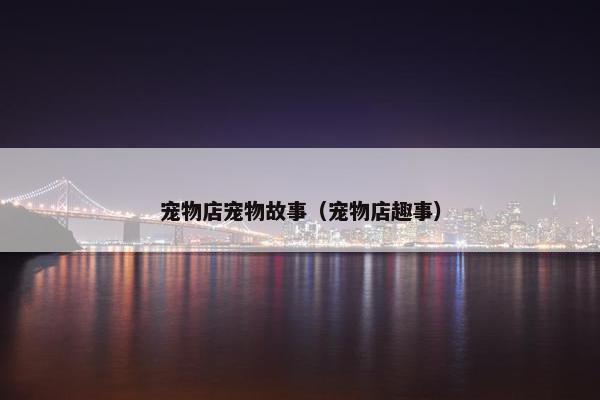 宠物店宠物故事（宠物店趣事）