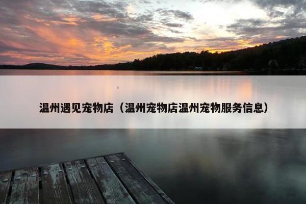 温州遇见宠物店（温州宠物店温州宠物服务信息）