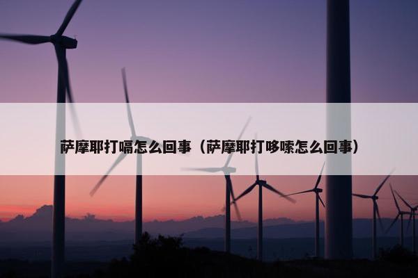 萨摩耶打嗝怎么回事（萨摩耶打哆嗦怎么回事）