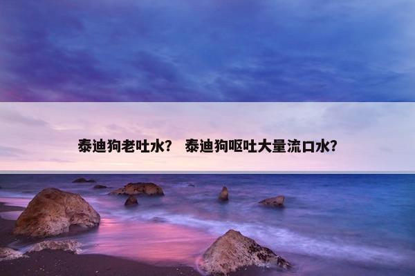 泰迪狗老吐水？ 泰迪狗呕吐大量流口水？