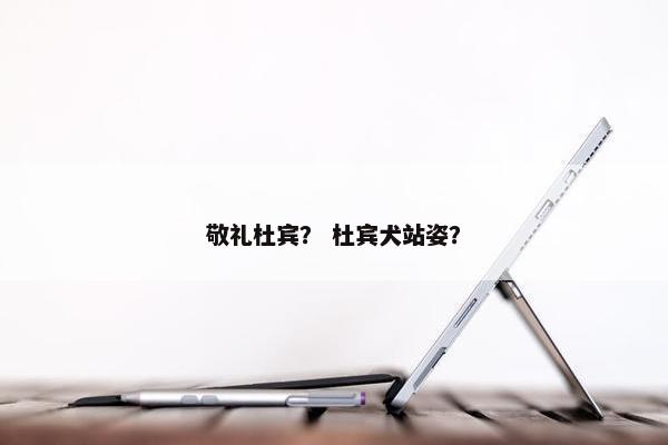 敬礼杜宾？ 杜宾犬站姿？