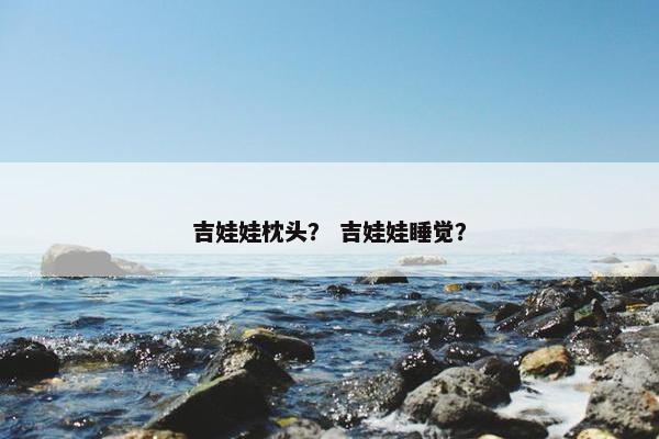 吉娃娃枕头？ 吉娃娃睡觉？