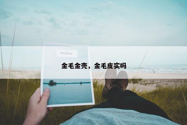 金毛金壳，金毛皮实吗