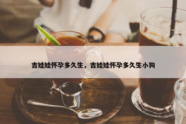 吉娃娃怀孕多久生，吉娃娃怀孕多久生小狗