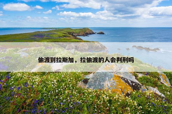 偷渡到拉斯加，拉偷渡的人会判刑吗