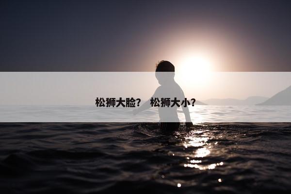 松狮大脸？ 松狮大小？