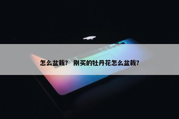 怎么盆栽？ 刚买的牡丹花怎么盆栽？