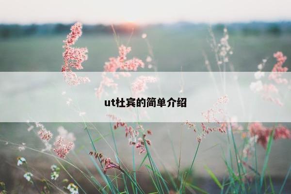 ut杜宾的简单介绍