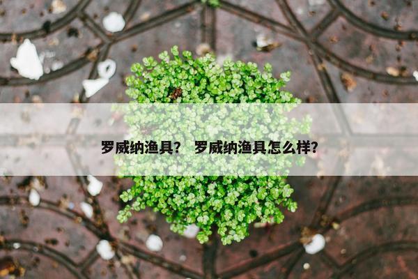 罗威纳渔具？ 罗威纳渔具怎么样？