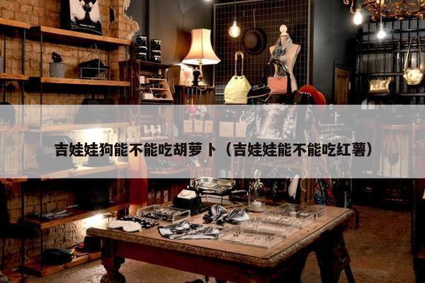 吉娃娃狗能不能吃胡萝卜（吉娃娃能不能吃红薯）