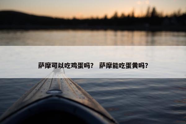 萨摩可以吃鸡蛋吗？ 萨摩能吃蛋黄吗？
