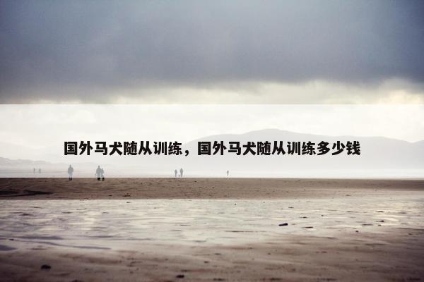 国外马犬随从训练，国外马犬随从训练多少钱