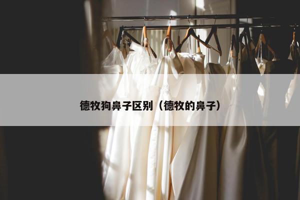 德牧狗鼻子区别（德牧的鼻子）