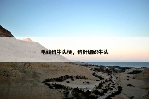 毛线钩牛头梗，钩针编织牛头