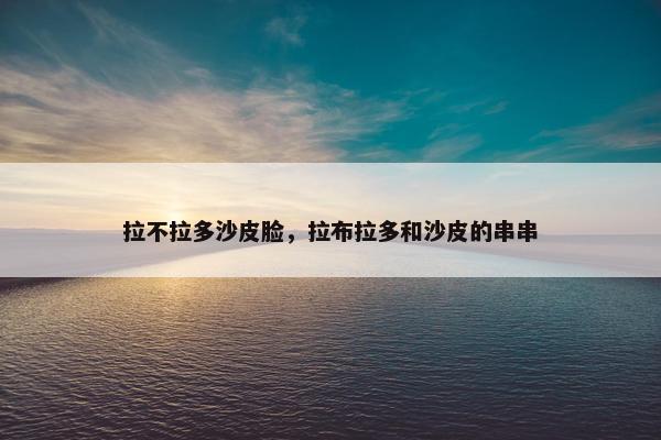 拉不拉多沙皮脸，拉布拉多和沙皮的串串