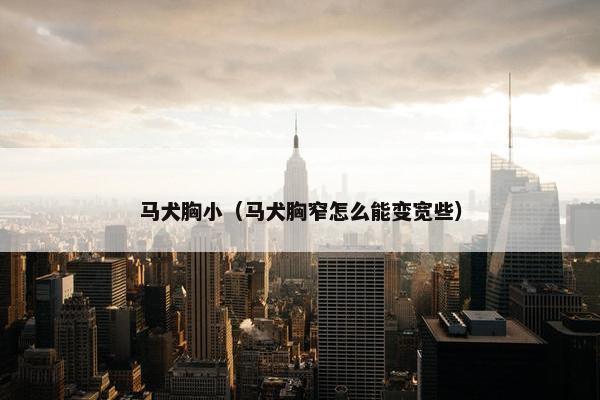 马犬胸小（马犬胸窄怎么能变宽些）