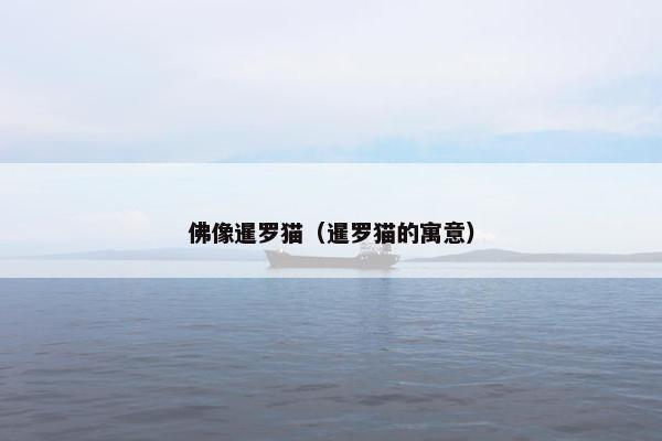 佛像暹罗猫（暹罗猫的寓意）