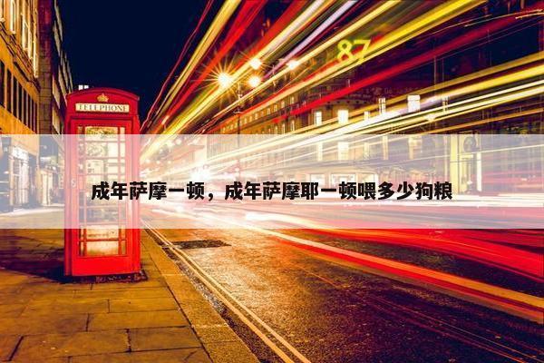 成年萨摩一顿，成年萨摩耶一顿喂多少狗粮