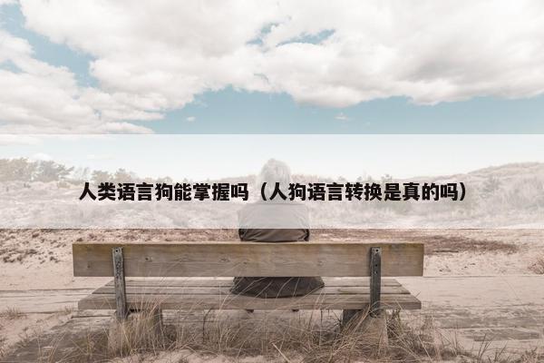 人类语言狗能掌握吗（人狗语言转换是真的吗）