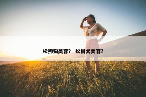 松狮狗美容? 松狮犬美容? 松狮狗美容? 松狮犬美容?