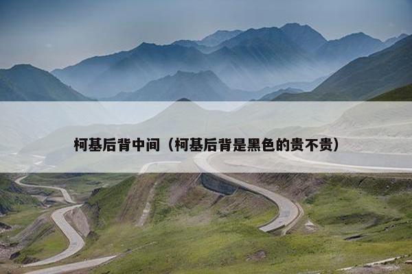 柯基后背中间（柯基后背是黑色的贵不贵）