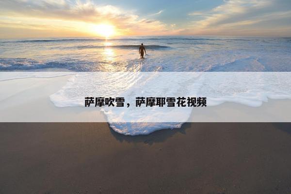 萨摩吹雪，萨摩耶雪花视频