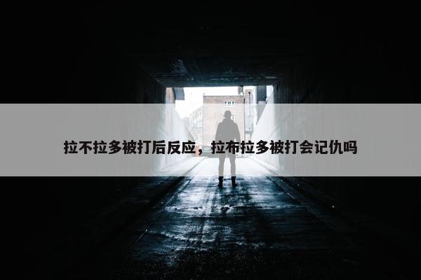 拉不拉多被打后反应，拉布拉多被打会记仇吗