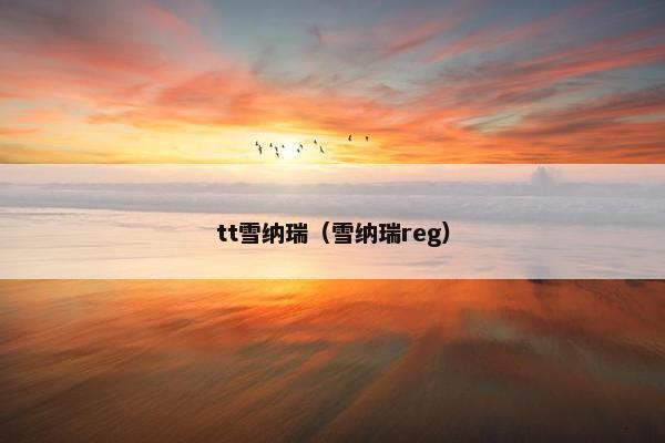 tt雪纳瑞（雪纳瑞reg）