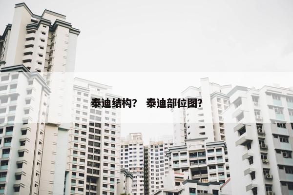 泰迪结构？ 泰迪部位图？