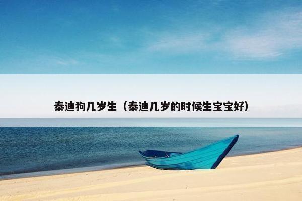 泰迪狗几岁生（泰迪几岁的时候生宝宝好）